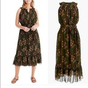 NEW SOLD OUT J.Crew Point Sur Floral Midi Dress